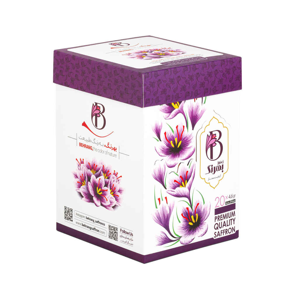Echter iranischer Sargol Safran Behrang - 4,608 Gramm (20x)