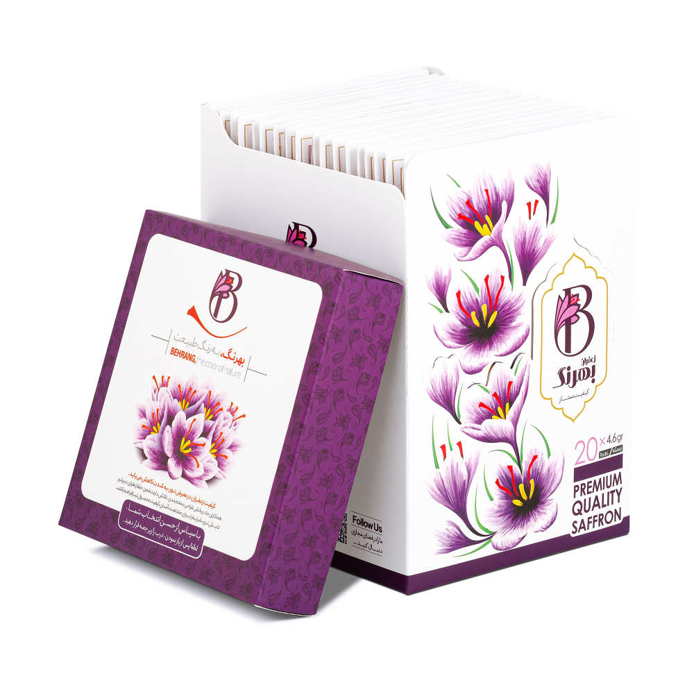 Echter iranischer Sargol Safran Behrang – 4,608 Gramm (20x)