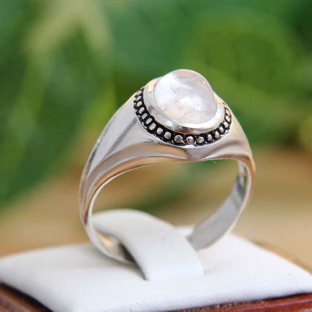 Persischer Dur-e Najaf Silberring für Herren Eleganz Basir