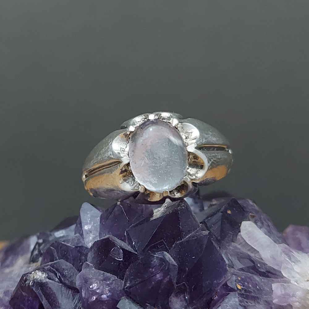 Persischer Dur-e Najaf Silberring für Herren Eleganz Borhan