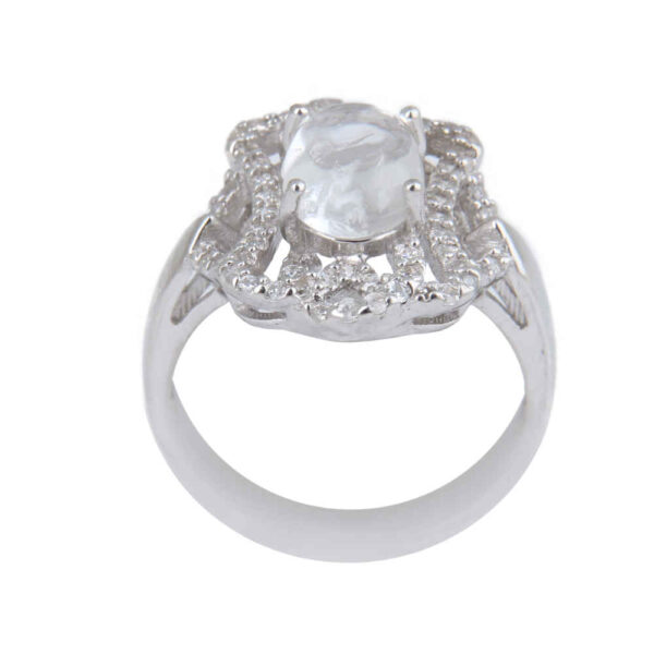 Dur-e Najaf Silberring für Damen Verlobung Bliss Mona