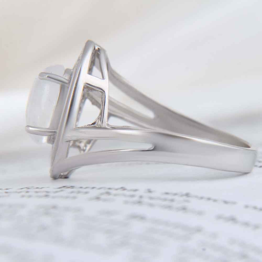 Dur-e Najaf Silberring für Damen Verlobung Bliss Raha