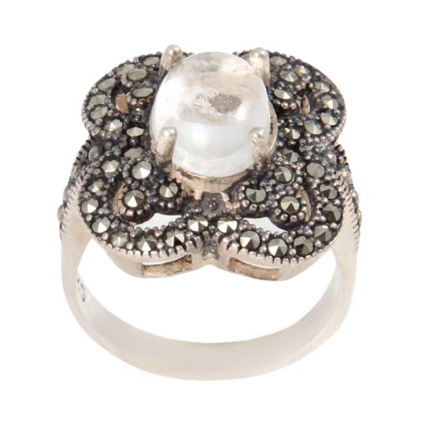 Dur-e Najaf Silberring für Damen Handgefertigt Yeganeh