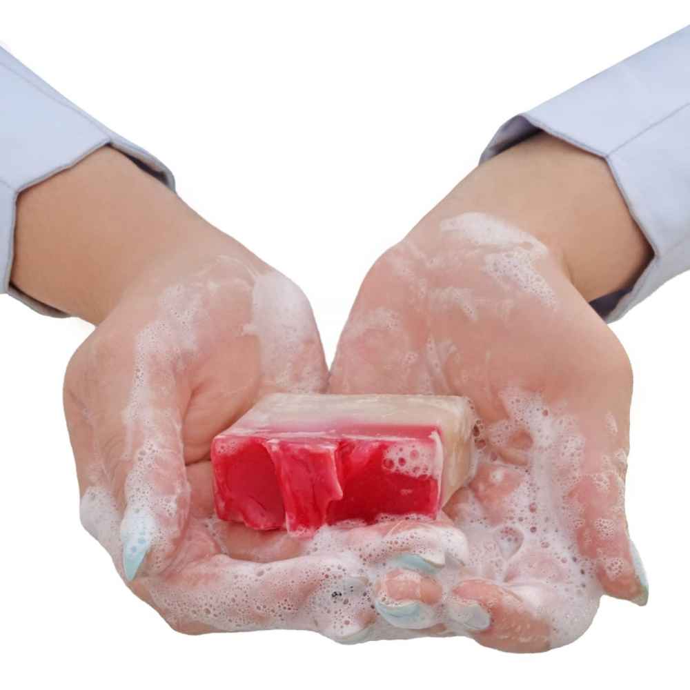 Natürliche Seifenbar für trockene Haut mit Traubenkernöl (x6)