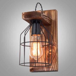 Holz Wandleuchte Modern und Minimalistisch Stil Gemütliche Ästhetik G11