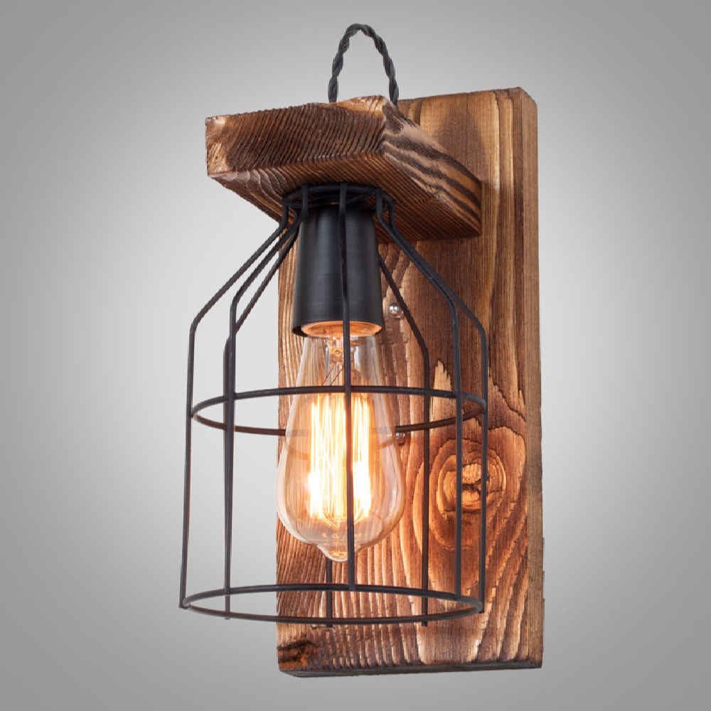 Holz Wandleuchte Modern und Minimalistisch Stil Gemütliche Ästhetik G11