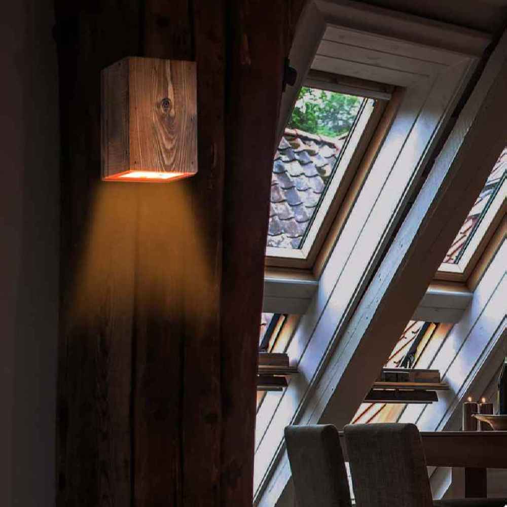 Holz Wandleuchte Modern und Minimalistisch Stil Gemütliche Ästhetik G8