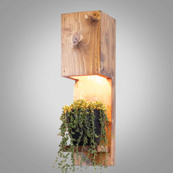 Holz Wandleuchte Modern und Minimalistisch Stil Gemütliche Ästhetik G13