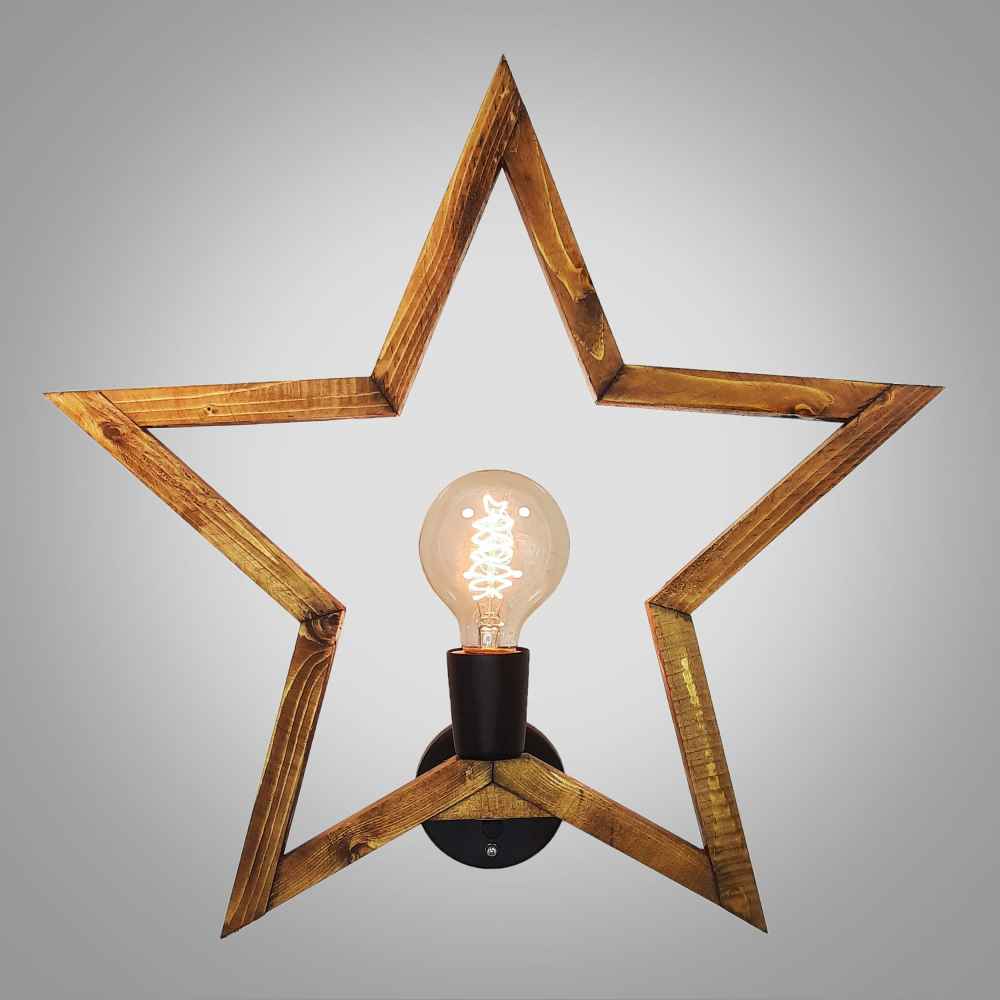Holz Wandleuchte Modern und Minimalistisch Stil Gemütliche Ästhetik G4
