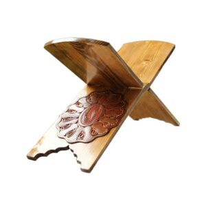 Faltbarer hölzerner Quran-Rehal-Ständer