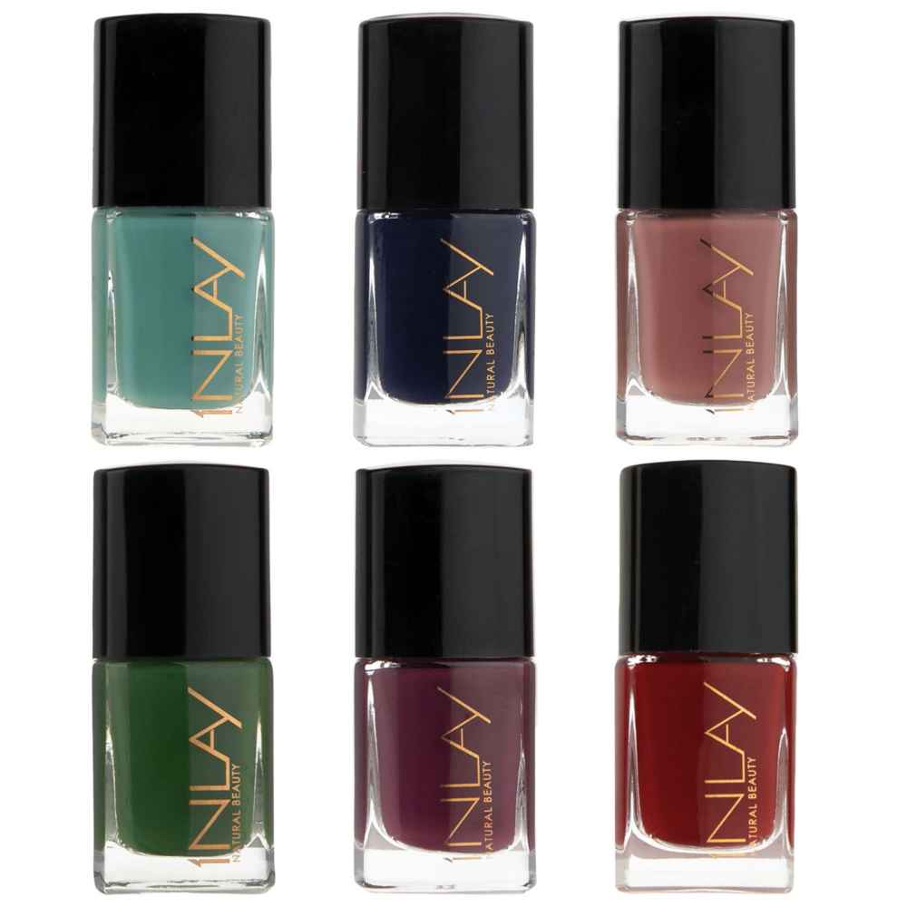 Halal-Nagellack Glänzende Oberfläche und Atmungsaktive Schicke Farben (6x)