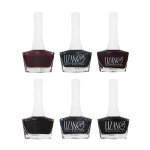 Halal-Nagellack Glänzende Oberfläche und Atmungsaktive Dunkle Farben (6x)