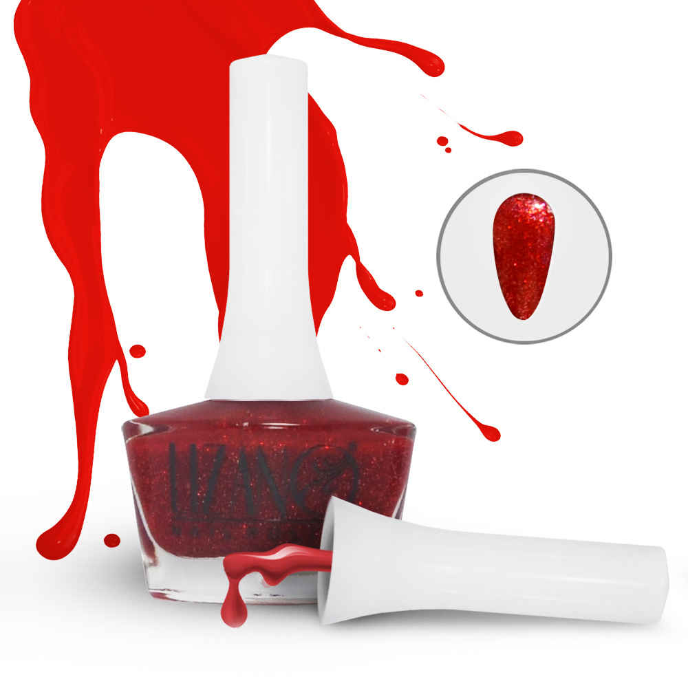 Halal-Nagellack Glänzende Oberfläche und Atmungsaktive Rote Farben (6x)