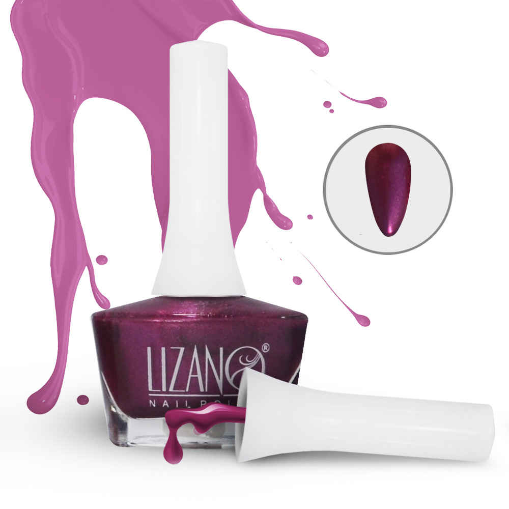 Halal-Nagellack Glitzer-Oberfläche und Atmungsaktive Violette Farben (6x)