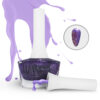 Halal-Nagellack Glitzer-Oberfläche und Atmungsaktive Violette Farben (6x)