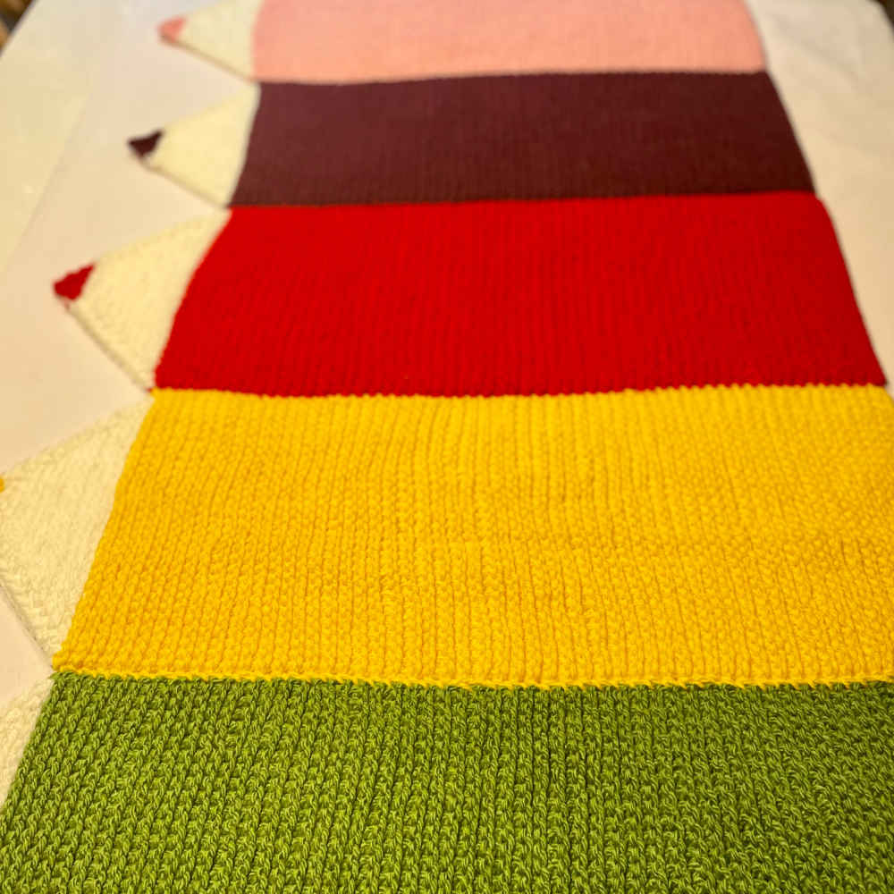 Handgewebter Boho-Makramee-Boden-Teppich – Bleistift-Design