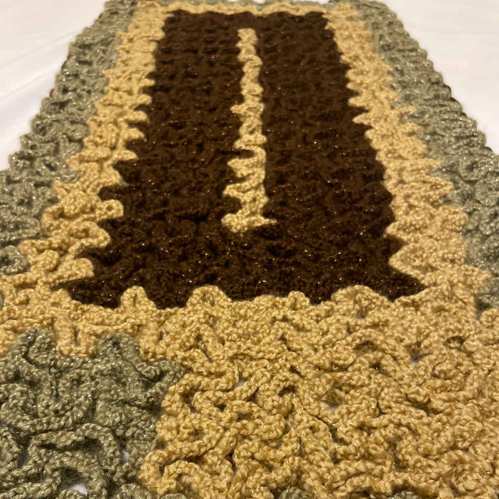 Handgewebter Boho-Makramee-Boden-Teppich – Jila-Design