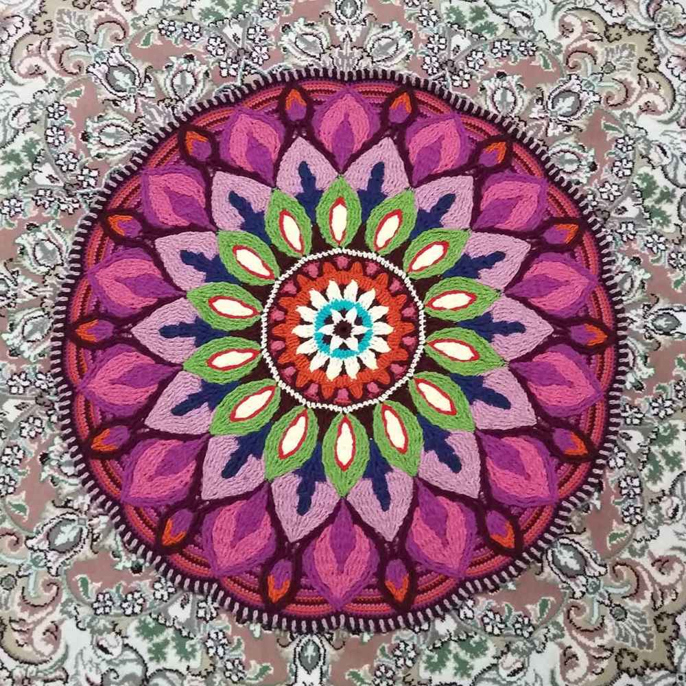 Handgewebter Boho-Makramee-Boden-Teppich – Kian-Design