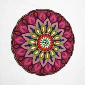 Handgewebter Boho-Makramee-Boden-Teppich – Kian-Design