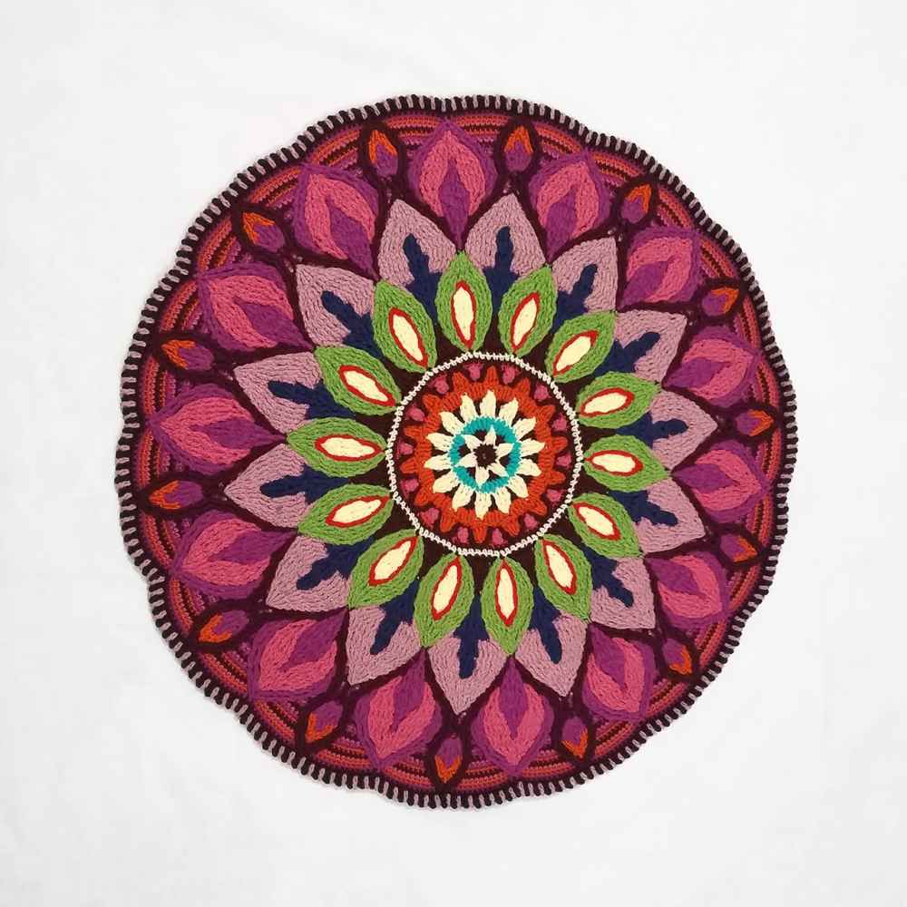 Handgewebter Boho-Makramee-Boden-Teppich – Kian-Design