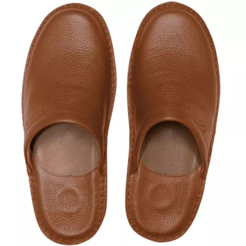 Islamische Nalain-Slipper aus echtem Rindsleder für Herren