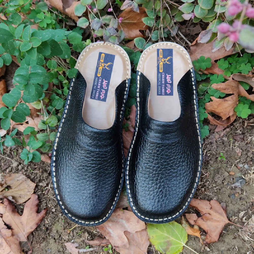 Nalain-Slipper im islamischen Stil aus echtem Leder für Herren