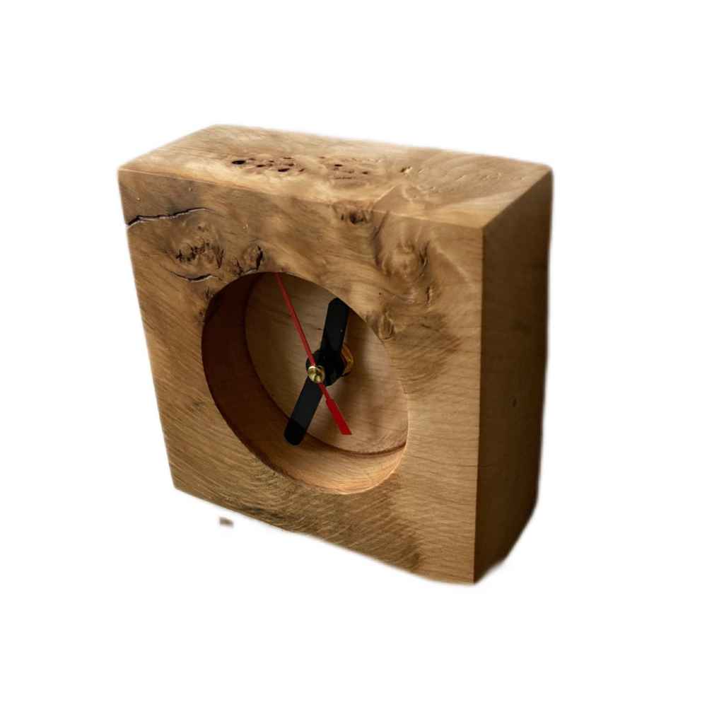 Moderne Holz-Tischuhr Modell Hatef