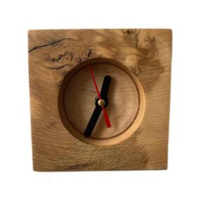 Moderne Holz-Tischuhr Modell Hatef