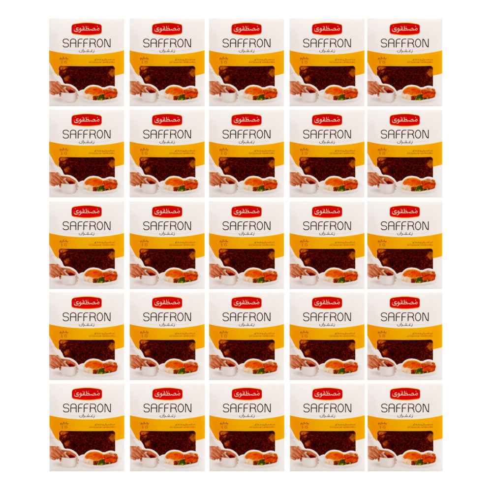 Echter iranischer Sargol Safran Mostafavi - 1 Gramm (25x)