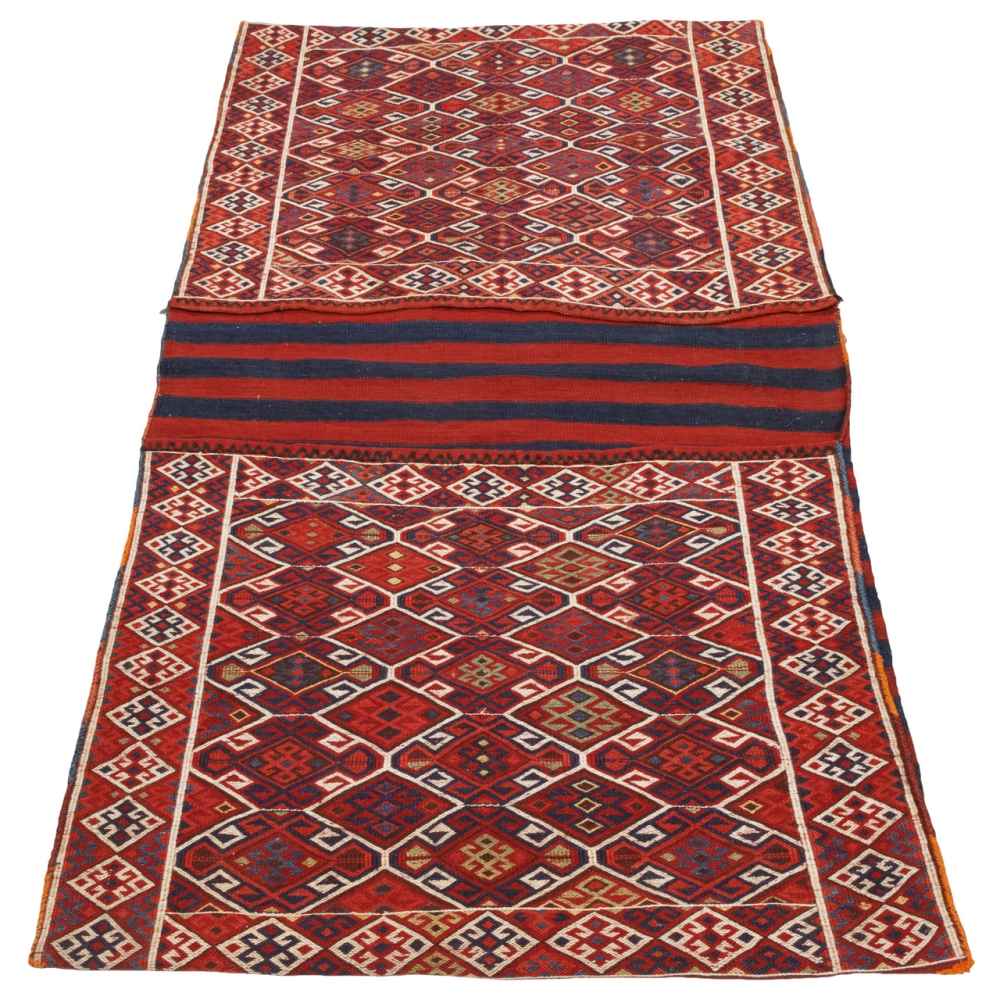 Vintage Persische Satteltasche – Handgewebt & Second-Hand Tōbrag – Ghochan