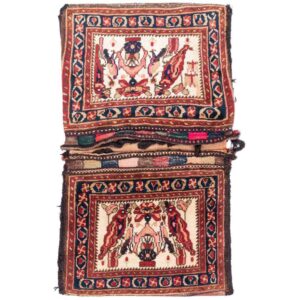 Vintage Persische Satteltasche – Handgewebt & Second-Hand Tōbrag – Jalal