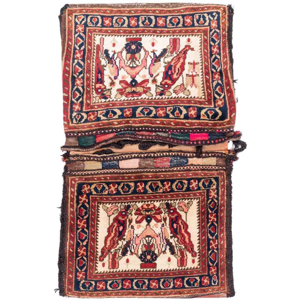 Vintage Persische Satteltasche – Handgewebt & Second-Hand Tōbrag - Jalal