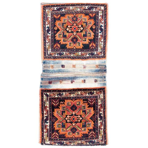 Vintage Persische Satteltasche – Handgewebt & Second-Hand Tōbrag - Sarv