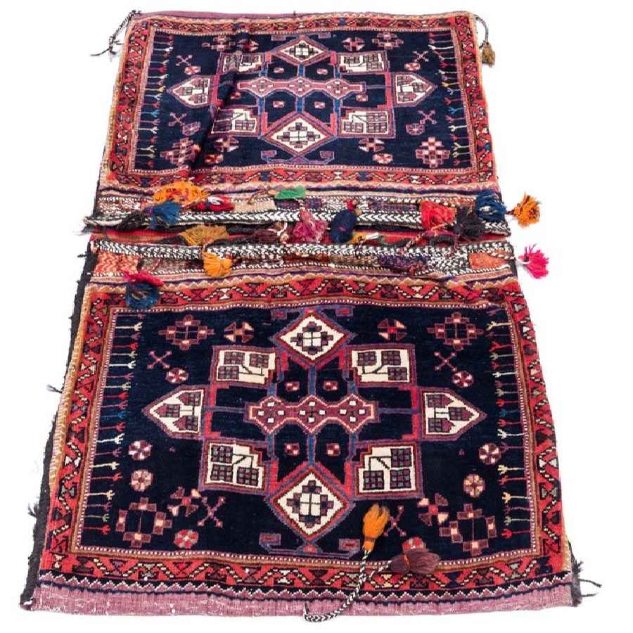 Vintage Persische Satteltasche – Handgewebt & Second-Hand Tōbrag – Soha