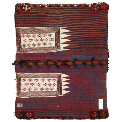 Vintage Persische Satteltasche – Handgewebt & Second-Hand Tōbrag – Sorkh