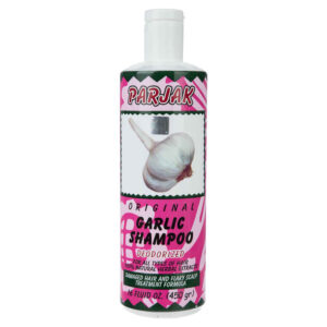 Parjak Knoblauch Shampoo für alle Haartypen – Stärkt & Fördert das Haarwachstum (Packung mit 4)