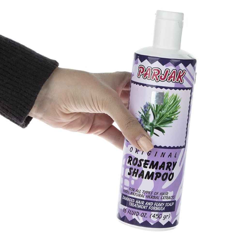 Parjak Rosmarin Shampoo für alle Haartypen – Revitalisierend & Stärkend (Packung mit 4)