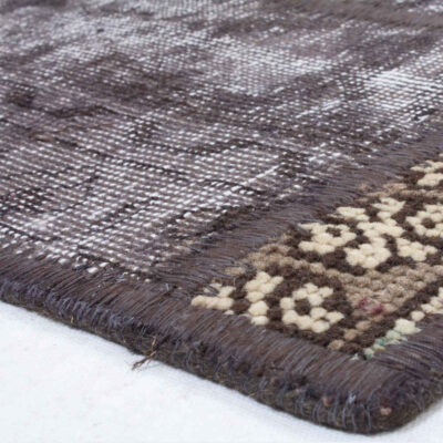 Vintage Persischer handgeknüpfter Patchwork-Teppich Maedeh