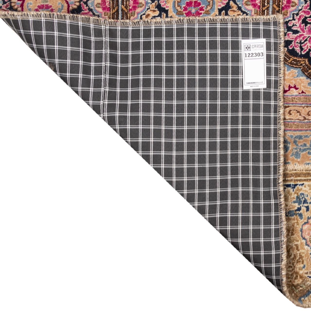 Vintage Persischer handgeknüpfter Patchwork-Teppich Salva