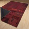 Vintage Persischer handgeknüpfter Patchwork-Teppich Yaghoot