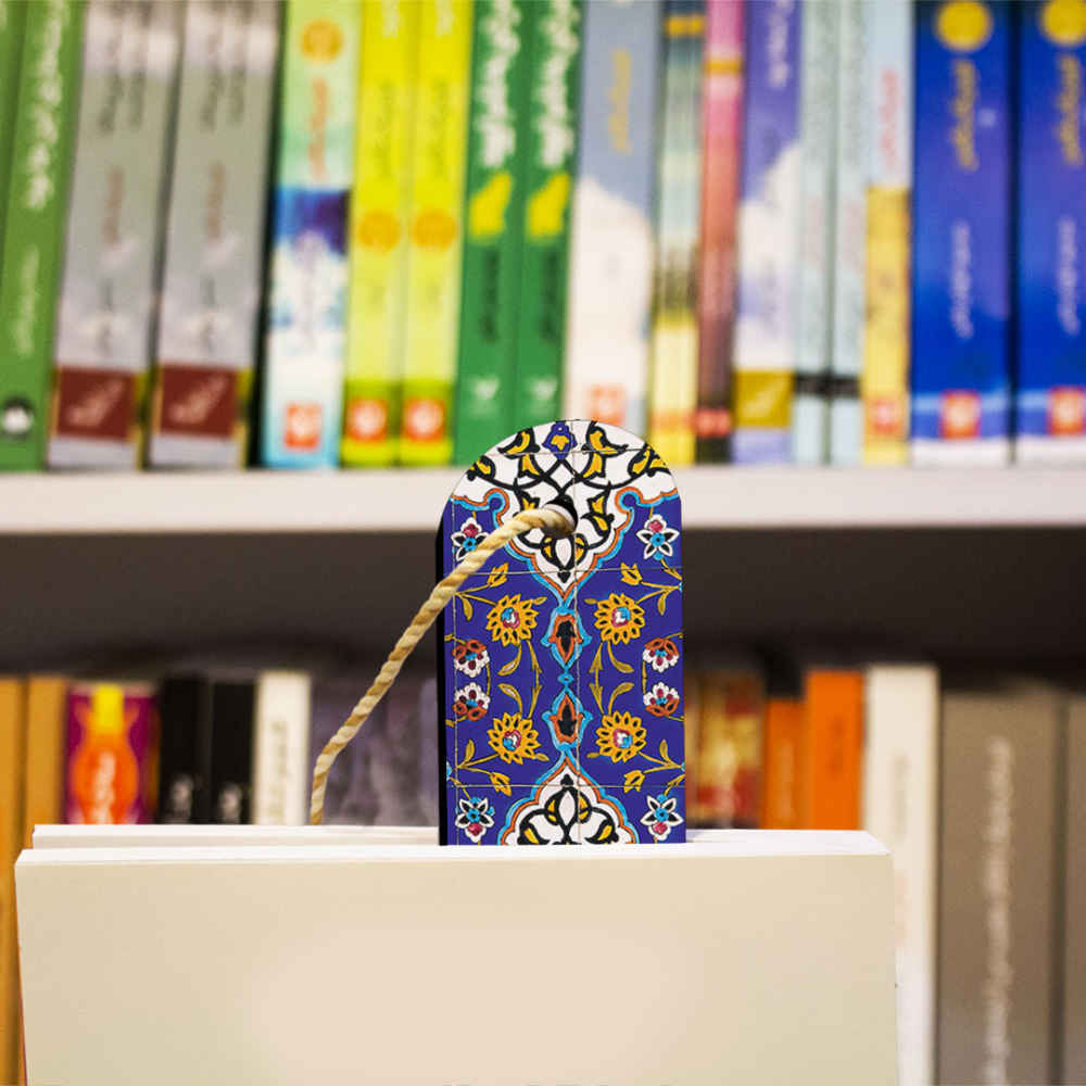 Künstlerisch persisch inspirierter Holz-Lesezeichen Eslimi