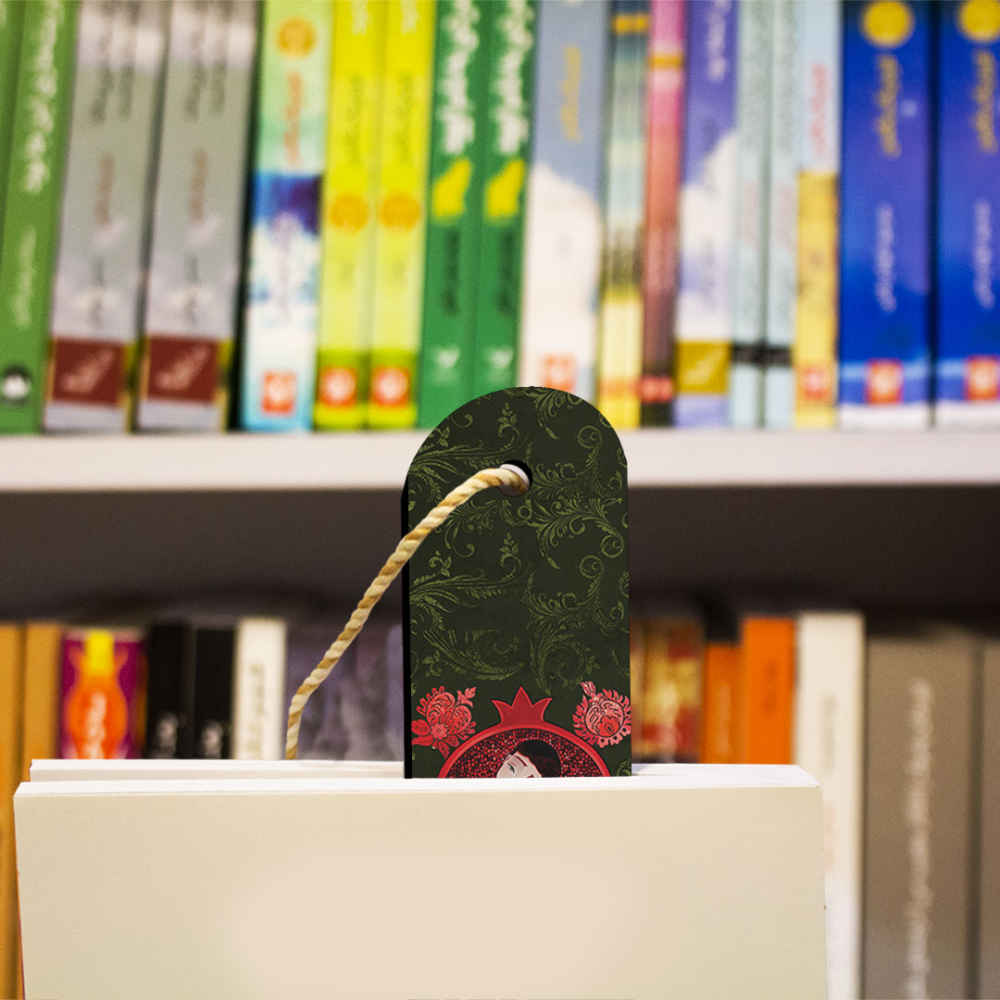 Künstlerisch persisch inspirierter Holz-Lesezeichen Yalda