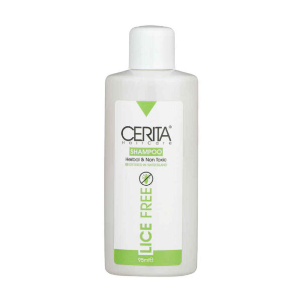 Cerita Läusefreies Shampoo – Kräuterbasiert & Ungiftig, Effektive Läusebehandlung (Packung mit 2)