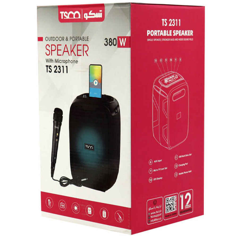 Tesco Wireless & Tragbarer Bluetooth Lautsprecher TS2311