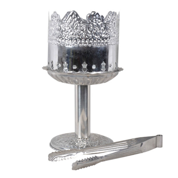 Esfand- und Bakhoor-Brenner – Klassischer Stahl Rumi-Design