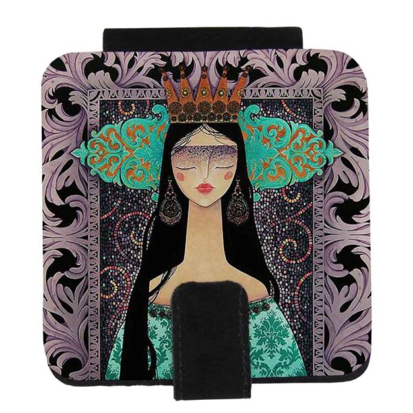 Taschenspiegel mit persisch inspiriertem Prinzessinnen-Design