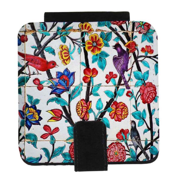 Taschenspiegel mit persisch inspiriertem Bouteh-Muster