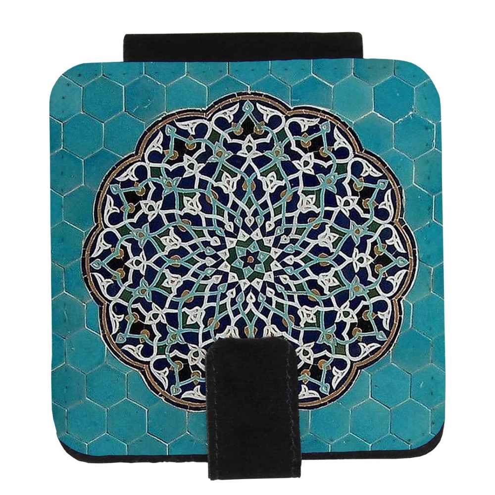Taschenspiegel mit persisch inspiriertem Nahal-Motiv