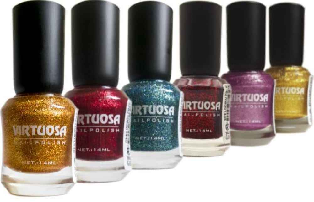 Halal-Nagellack Glitzer-Oberfläche und Atmungsaktive Virtuosa (6x)