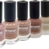 Halal-Nagellack Glänzende & Matte Oberfläche und Atmungsaktive Rosa-Farben (6x)